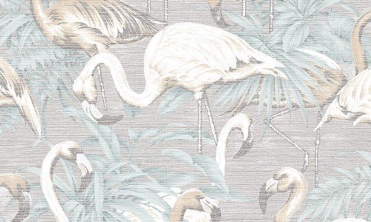 Arte 31542 Curiosa Flamingo - tapeta z flamingami