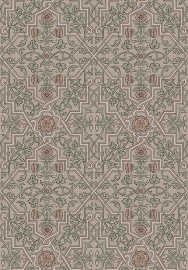 Boras Tapeter 4501 Anno Rosenvinge - tapeta w kwiaty w renesansowym stylu