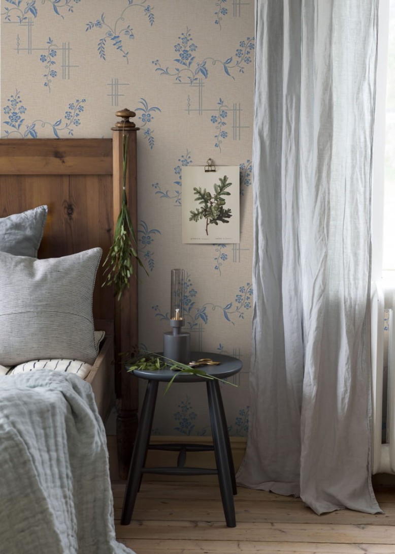 Boras Tapeter 4513 Anno Johan White - tapeta lastryko