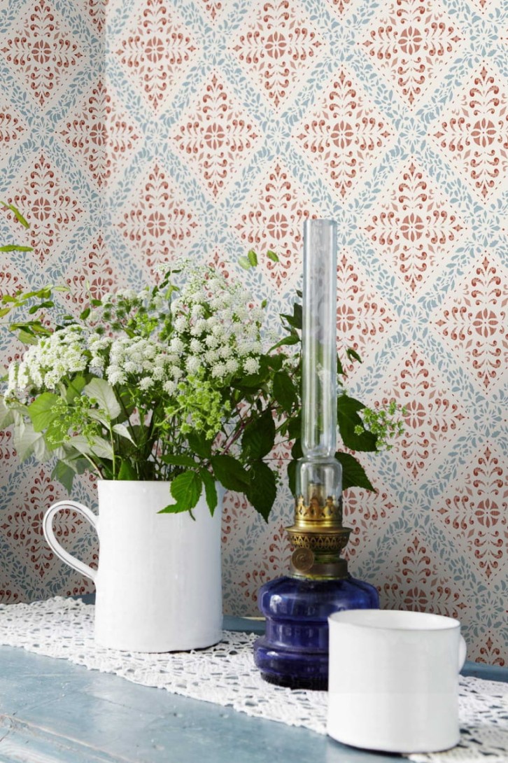 Boras Tapeter 4513 Anno Johan White - tapeta lastryko