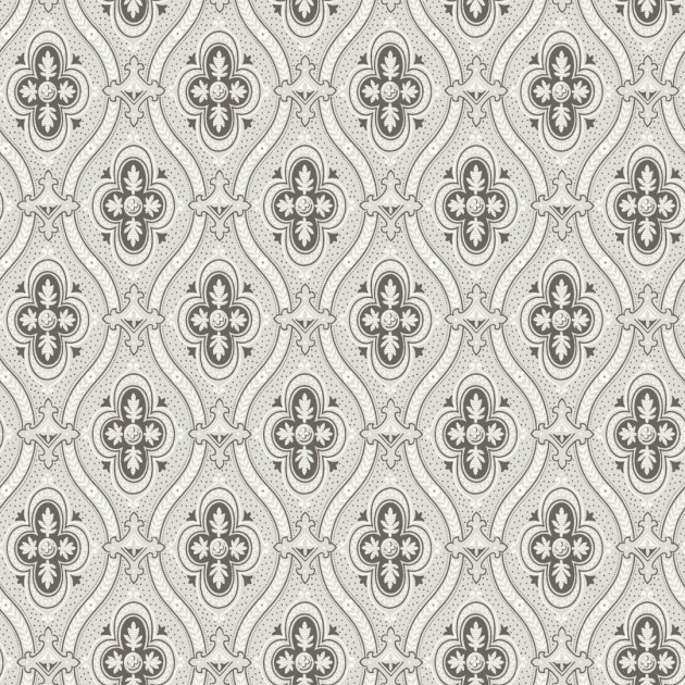 Boras Tapeter 4525 Anno Pigkammaren White - tapeta w ornamenty