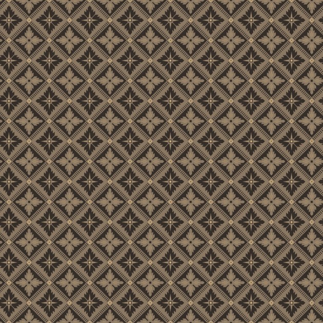 Boras Tapeter 4529 Anno Loka Brown - tapeta geometryczna