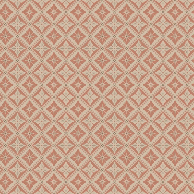 Boras Tapeter 4530 Anno Loka Red - tapeta geometryczna