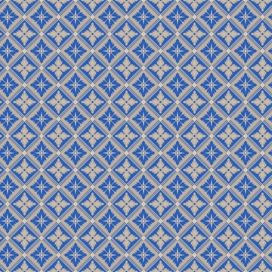 Boras Tapeter 4531 Anno Loka Blue - tapeta geometryczna