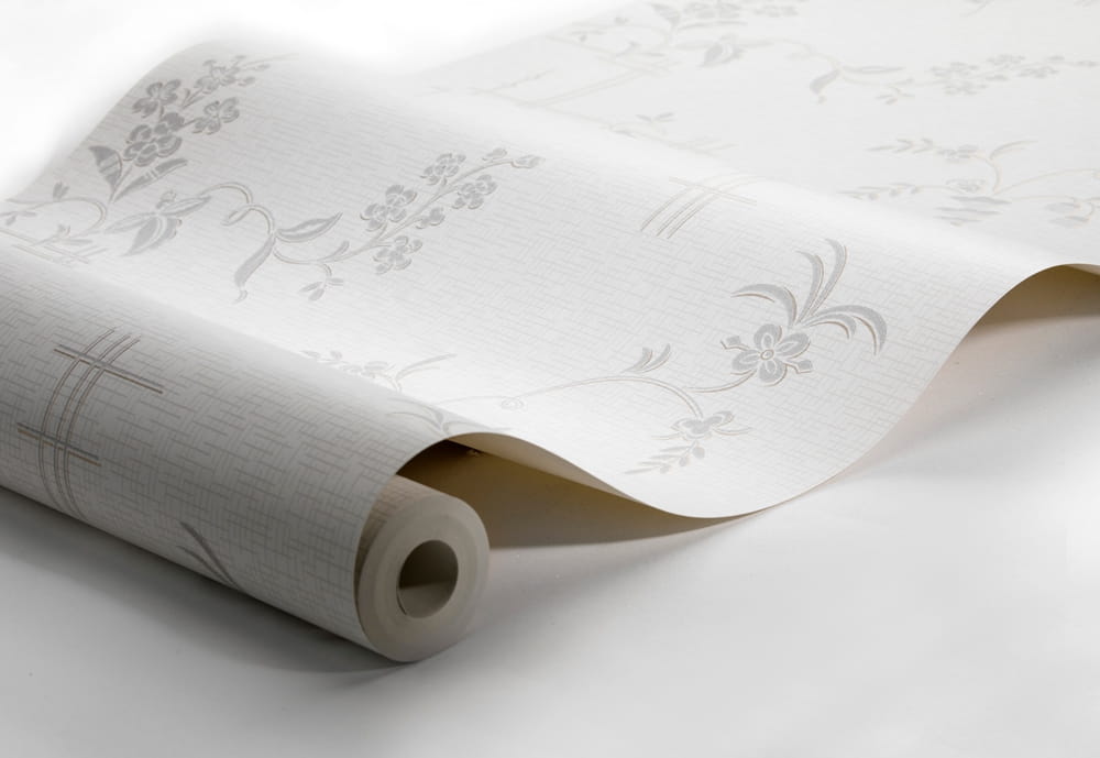 Boras Tapeter 4549 Anno Ulricehamn White - tapeta w kwiaty
