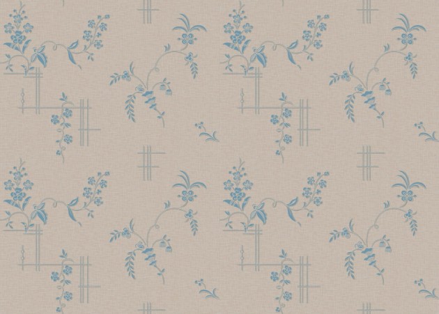Boras Tapeter 4550 Anno Ulricehamn Beige - tapeta w kwiaty