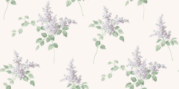 Boras Tapeter 7668 Falsterbo III Lilacs Beige - tapeta w kwiaty bzu
