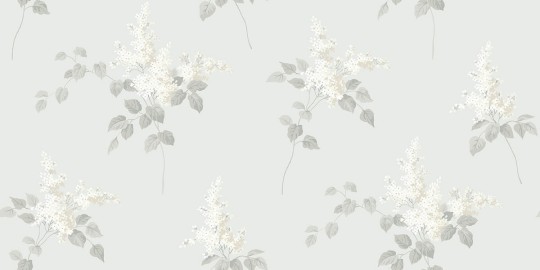 Boras Tapeter 7669 Falsterbo III Lilacs Gray - tapeta w kwiaty bzu