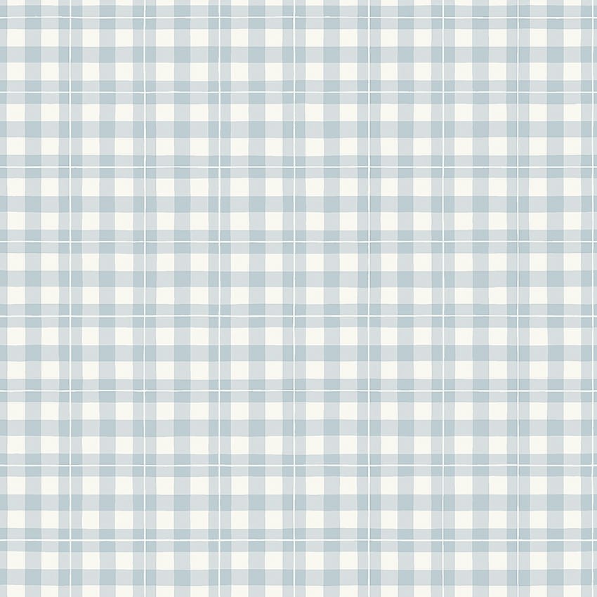 Boras Tapeter 7674 Falsterbo III Frida Blue - tapeta w kratkę