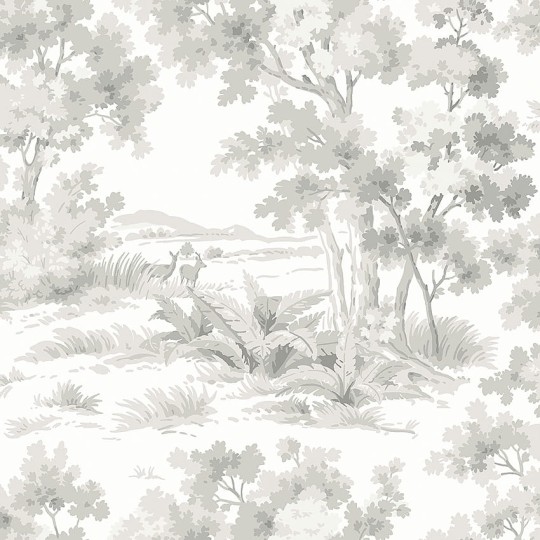 Boras Tapeter 7677 Falsterbo III Countryside Morning Gray - tapeta skandynawska sceneria