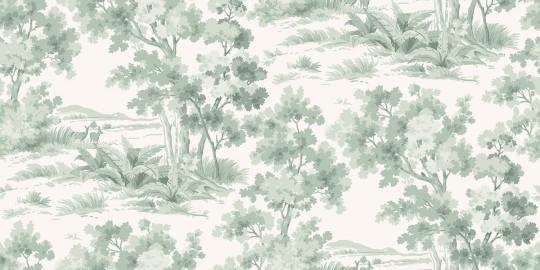Boras Tapeter 7678 Falsterbo III Countryside Morning Green - tapeta skandynawska sceneria