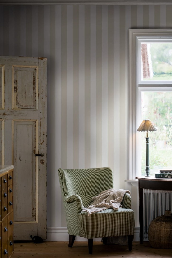 Boras Tapeter 7686 Falsterbo III Falsterbo Stripe Beige - tapeta w paski
