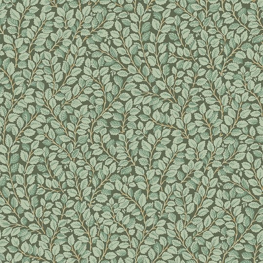 Boras Tapeter 7663 Falsterbo III Hazel Green - tapeta w liście leszczyny