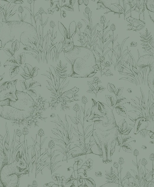 Tapeta Boras Tapeter Newbie 7477 Forest Friends Przyjaciele z lasu