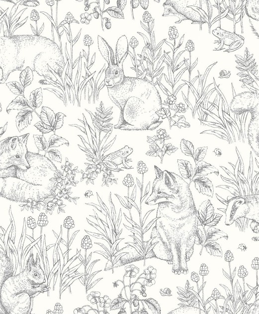 Tapeta Boras Tapeter Newbie 7478 Forest Friends Przyjaciele z lasu