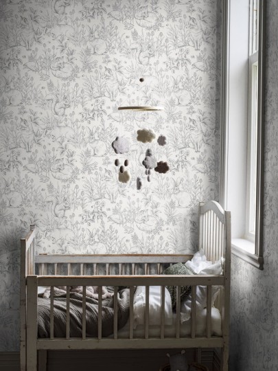 Tapeta Boras Tapeter Newbie 7478 Forest Friends Przyjaciele z lasu