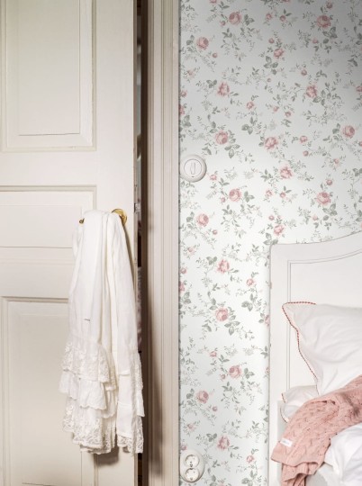 Boras Tapeter 7464 Newbie Rose Garden - tapeta ogród różany