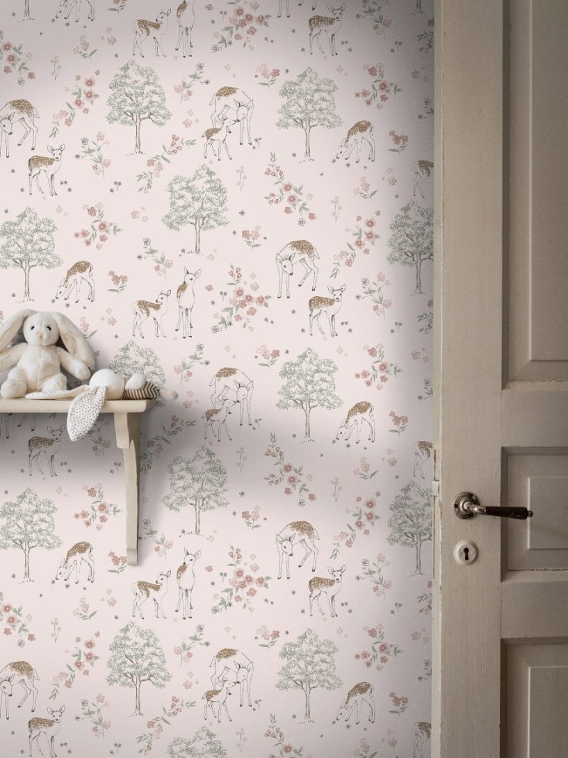 Tapeta Boras Tapeter Newbie 7473 Deer Love Miłośnicy Jelonków