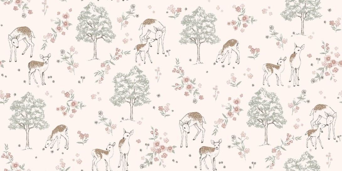 Tapeta Boras Tapeter Newbie 7473 Deer Love Miłośnicy Jelonków