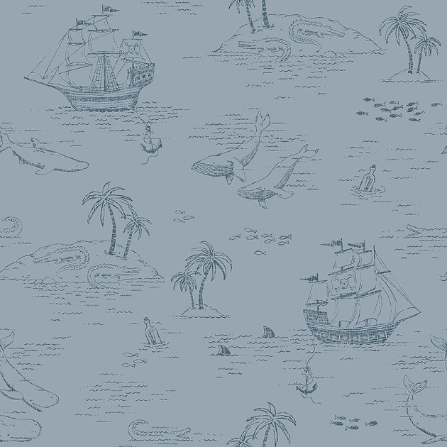Tapeta Boras Tapeter Newbie 7451 Treasure Island Wyspa Skarbów