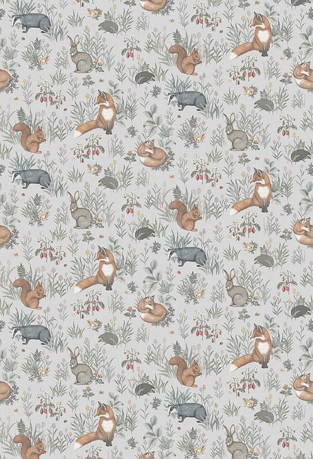 Boras Tapeter 7480 Newbie Forest Friends - tapeta przyjaciele z lasu