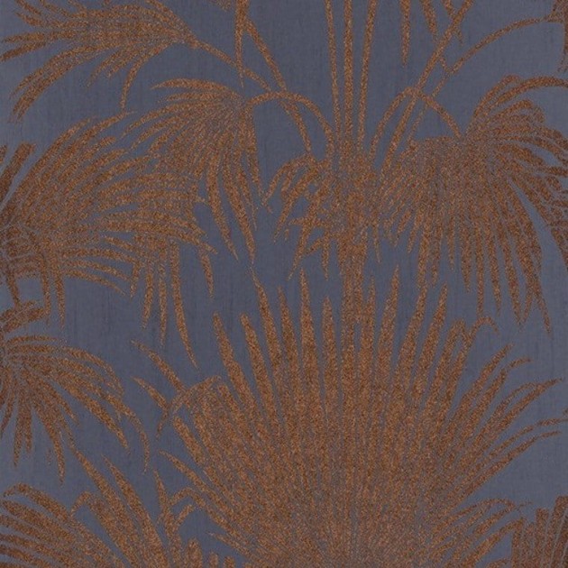 Tapeta Casadeco Belle Epoque BEEP 8224 64 15 Josephine Foil Bleu-Cuivre