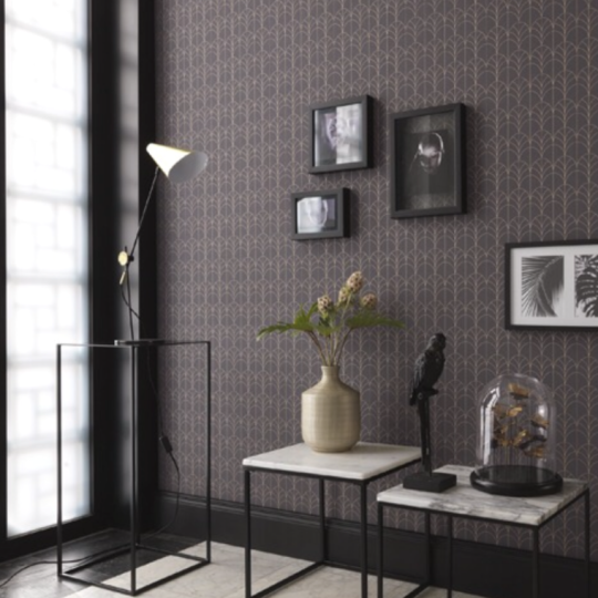 Tapeta Casadeco Belle Epoque BEEP 8226 64 38 Filament Bleu-Cuivre