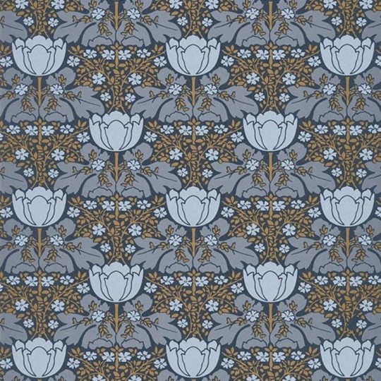Tapeta Casadeco Belle Epoque BEEP 8223 62 16 Foxtrot Bleu Canard