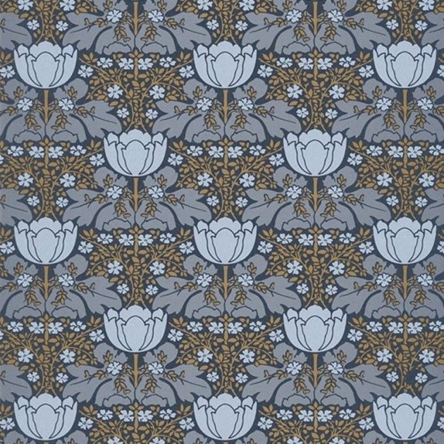 Tapeta Casadeco Belle Epoque BEEP 8223 62 16 Foxtrot Bleu Canard