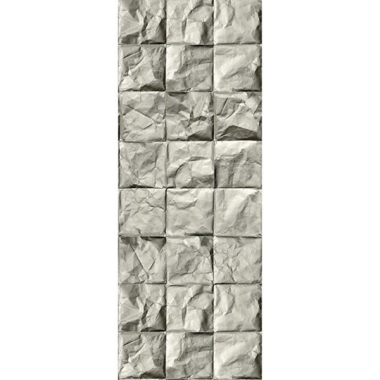 Casadeco SOWH 2660 91 00 SO WHITE 3 CRUSHED EMPIRE STATE - mural w kwadraty