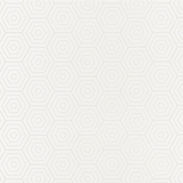 Tapeta Casadeco So White 3 SOWH 6860 00 05 Hexagone Shine