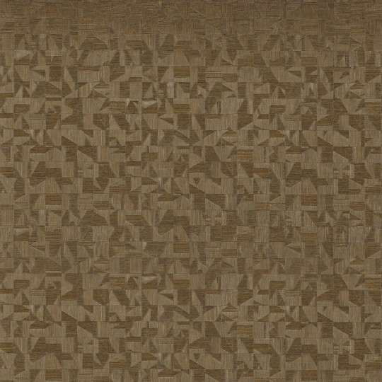 Casamance 74400344 Mansour Tiznit Dore fonce - tapeta w geometryczny wzór