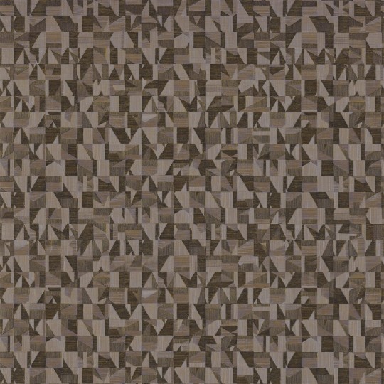 Casamance 74400446 Mansour Tiznit Noir - tapeta w geometryczny wzór