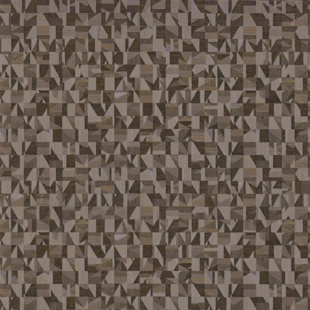 Casamance 74400446 Mansour Tiznit Noir - tapeta w geometryczny wzór