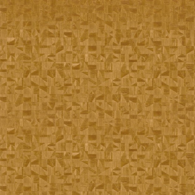 Casamance 74400548 Mansour Tiznit Jaune - tapeta w geometryczny wzór