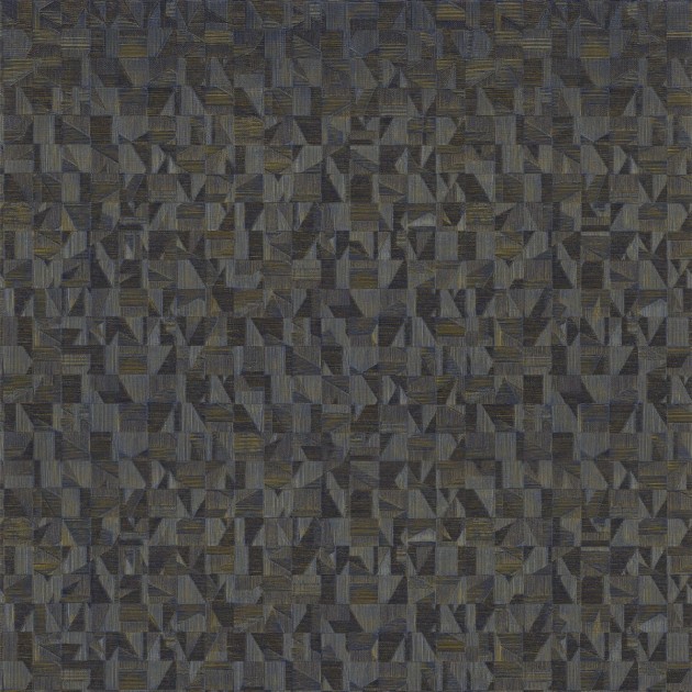 Casamance 74400854 Mansour Tiznit Bleu - tapeta w geometryczny wzór