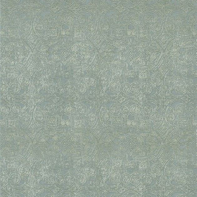 Casamance 74420234 Mansour Jali Vert d'eau - tapeta w roślinne ornamenty