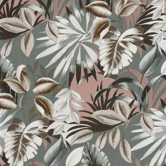Casamance 74260150 Rio Madeira Floresta Acier - tapeta w egzotyczne liście