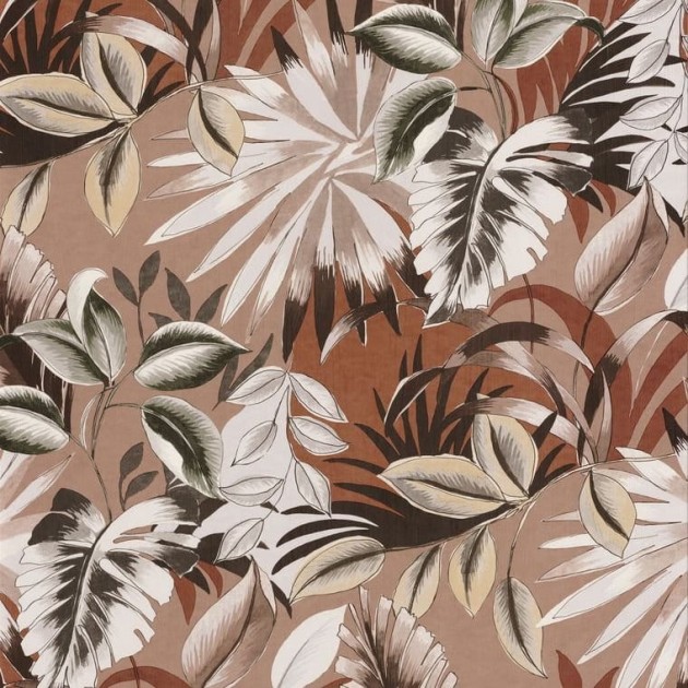 Casamance 74260456 Rio Madeira Floresta Poudre - tapeta w egzotyczne liście