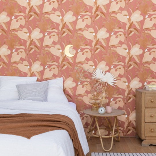 Caselio 101424421 Odyssee Amazonia - tapeta z motywem liści i tropikalnych ptaków