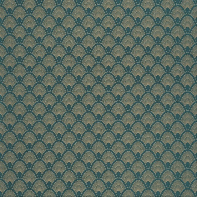 Caselio 101456903 Odyssee Mayotte - tapeta z motywem geometrycznych łusek