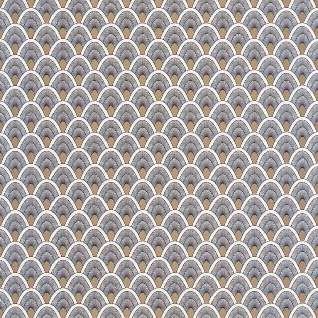 Caselio 101459128 Odyssee Mayotte - tapeta z motywem geometrycznych łusek