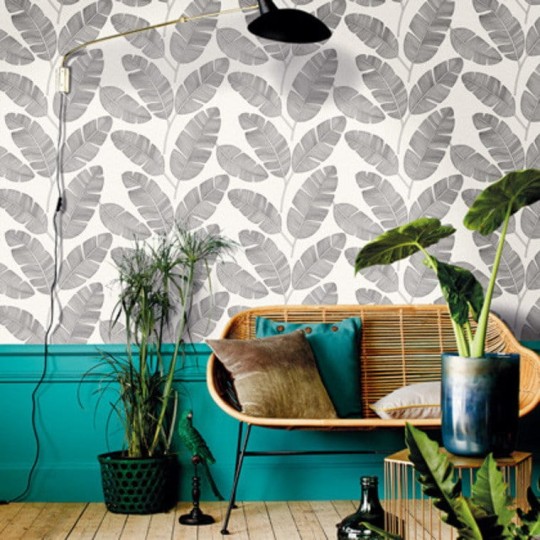 Tapeta Caselio Moonlight MLG 10110 20 90 Banana Tree Metallise