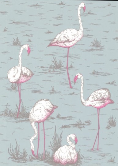 Tapeta Cole & Son - Contemporary Selection - Flamingos 66/6044