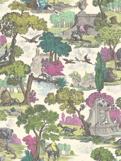 Tapeta Cole & Son - Folie - Versailles Grand A i B 99/16064 - 2 rolki