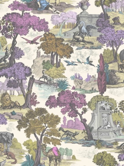 Tapeta Cole & Son - Folie - Versailles Grand A i B 99/16065 - 2 rolki