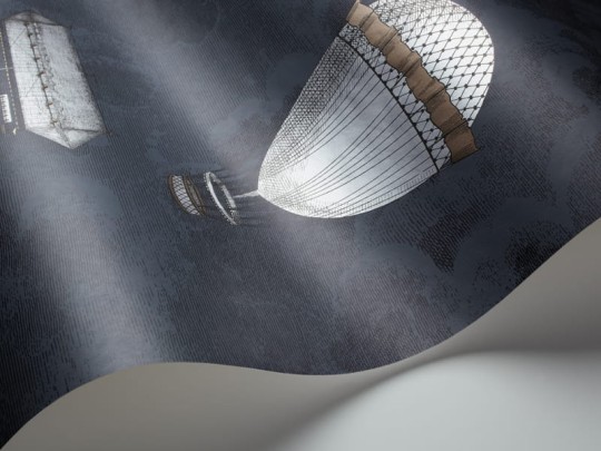 Tapeta Cole & Son - Fornasetti II - Macchine Volanti A i B 97/1002 - 2 rolki