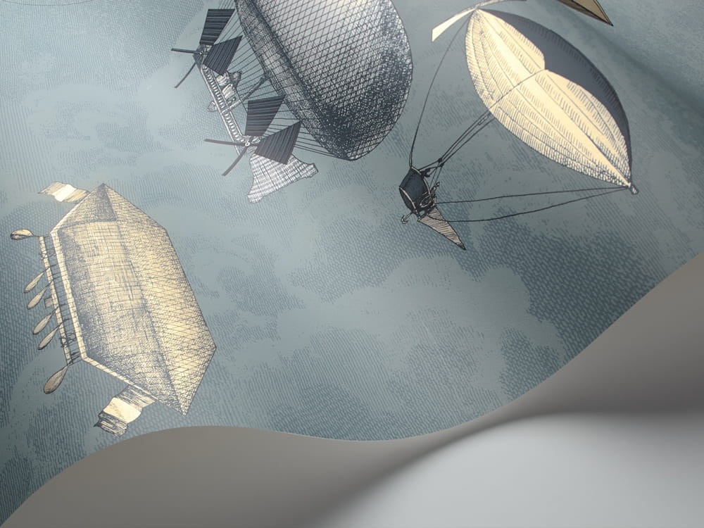 Tapeta Cole & Son Fornasetti 114/10021 Macchine Volanti - zestaw 2 rolek (A i B)