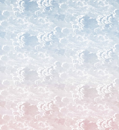 Tapeta Cole & Son Fornasetti 114/3007 Nuvole al Tramonto - panel