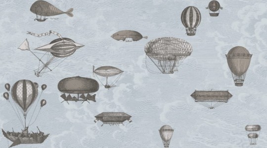 Tapeta Cole & Son - Fornasetti II - Macchine Volanti A i B 97/1003 - 2 rolki